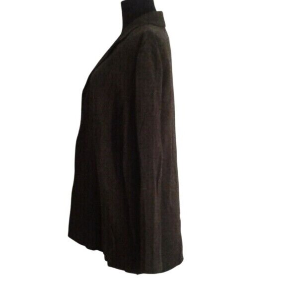 J Jill Size 12 Womens Blazer Jacket Wool Spandex Gray - Picture 2 of 7